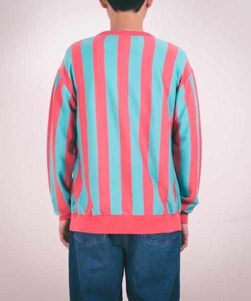 UNITED ARROWS & SONS（ユナイテッドアローズアンドサンズ）の「UNITED ARROWS & SONS（ユナイテッドアローズ＆サンズ）ANDRE C/NECK CGN（ニット/セーター・メンズ・ピンク/ネイビー・MEDIUM/LARGE/SMALL/X-LARGE）」の11枚目の写真