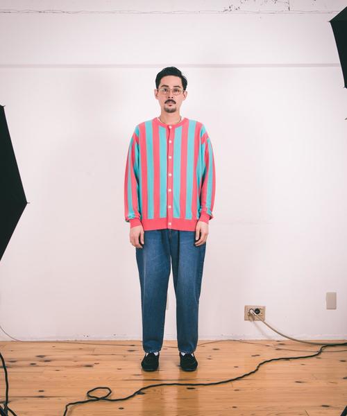 UNITED ARROWS & SONS（ユナイテッドアローズアンドサンズ）の「UNITED ARROWS & SONS（ユナイテッドアローズ＆サンズ）ANDRE C/NECK CGN（ニット/セーター・メンズ・ピンク/ネイビー・MEDIUM/LARGE/SMALL/X-LARGE）」の12枚目の写真