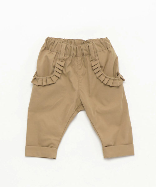 RUGGEDWORKS(ラゲッドワークス)の「ポリツイルフリルカプリパンツ(その他パンツ・キッズ・ブラック/ベージュ・120cm/110cm/140cm/90cm/100cm/130cm/80cm)」の9枚目の写真