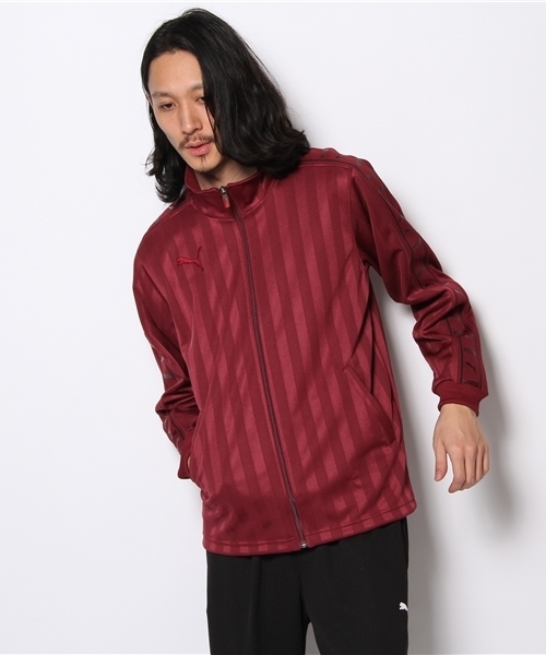 ★一点物★ PUMA プーマ トレーニング ジャケット ジャージ レッド LL PUMA（プーマ）の「トレーニング ジャケット（ジャージ）」 - WEAR