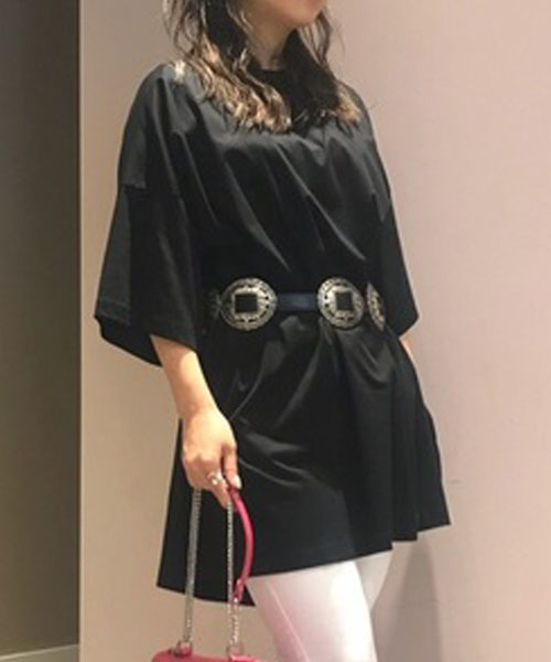 DIESEL(ディーゼル)の「00SBIA0QANW(Tシャツ/カットソー・レディース・ホワイト/ブルー/ブラック・MEDIUM/LARGE/XX-SMALL/SMALL/X-SMALL)」の2枚目の写真