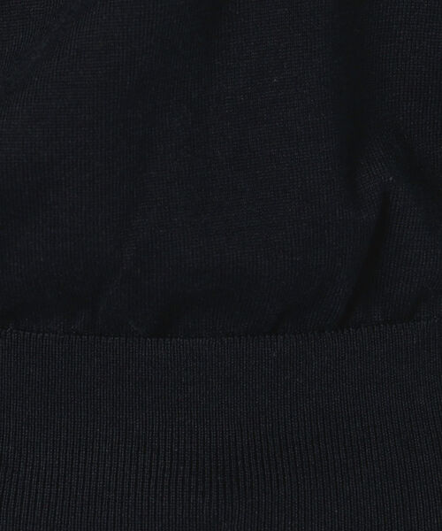 SHIPS(シップス)の「PrimaryNavyLabel:コットンプルオーバー(ニット/セーター・レディース・ベージュ/ネイビー/ダークラベンダー・38/36)」の5枚目の写真