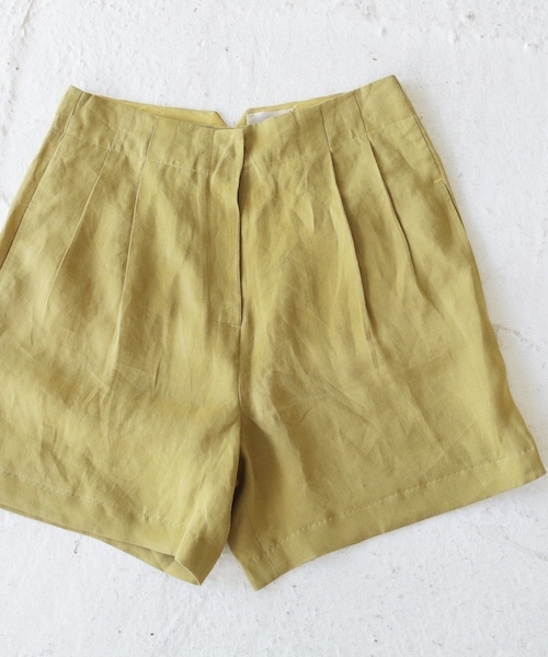 TODAYFUL（トゥデイフル）の「リネンタックハーフパンツ（その他パンツ  