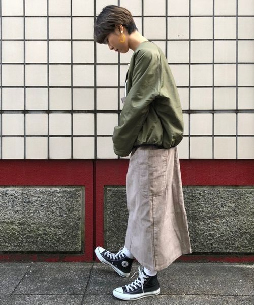 tiptop（ティップトップ）の「ボア×ナイロン胸ZIPリバーシブルブルゾン（ブルゾン・レディース・ブラウン/オフホワイト/キナリ・FREE）」の18枚目の写真