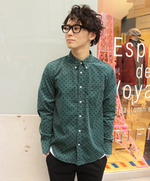 EDIFICE | ◇ドットプリント コールボタンダウンシャツ(シャツ/ブラウス)