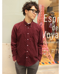 EDIFICE | ◇ドットプリント コールボタンダウンシャツ(シャツ/ブラウス)