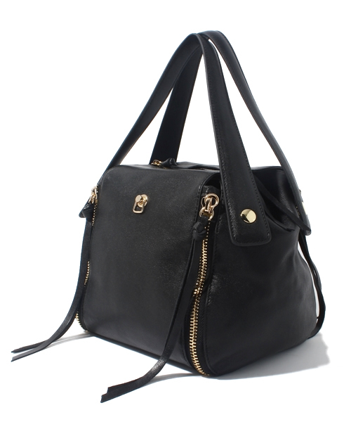 NANO universe（ナノユニバース）の「Dormitory By Hashibami/ラムレザー2WAYBAG（ショルダーバッグ・レディース・ブラック・FREE）」の5枚目の写真