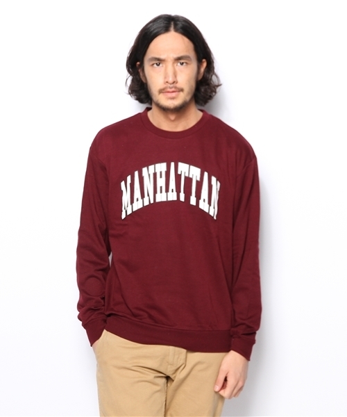 WEGO（ウィゴー）の「WEGO/CITYロゴプリントスウェット（スウェット・メンズ・ロイヤルブルー/ブラック/杢グレー/ワイン・MEDIUM/LARGE）」の16枚目の写真