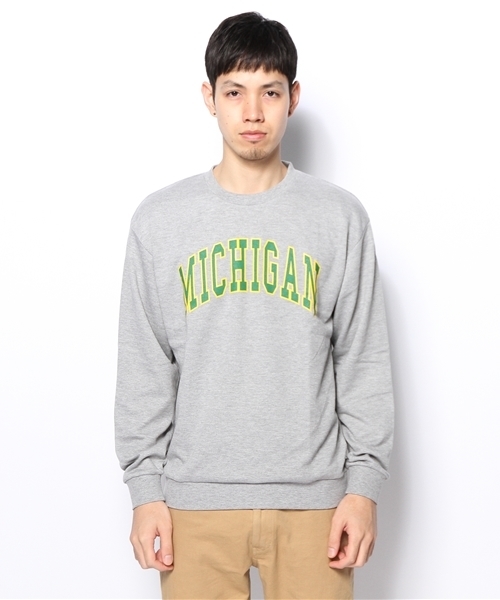 WEGO（ウィゴー）の「WEGO/CITYロゴプリントスウェット（スウェット・メンズ・ロイヤルブルー/ブラック/杢グレー/ワイン・MEDIUM/LARGE）」の6枚目の写真