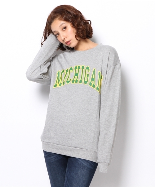 WEGO（ウィゴー）の「WEGO/CITYロゴプリントスウェット（スウェット・メンズ・ロイヤルブルー/ブラック/杢グレー/ワイン・MEDIUM/LARGE）」の5枚目の写真