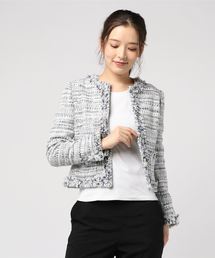 ESTNATION ノーカラーツイードジャケット onegravity / ツイードノーカラージャケット｜ESTNATION ONLINE