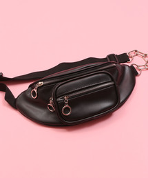 WC | WC/チェーンフェイクレザーウエストポーチ(ボディバッグ/ウエストポーチ)