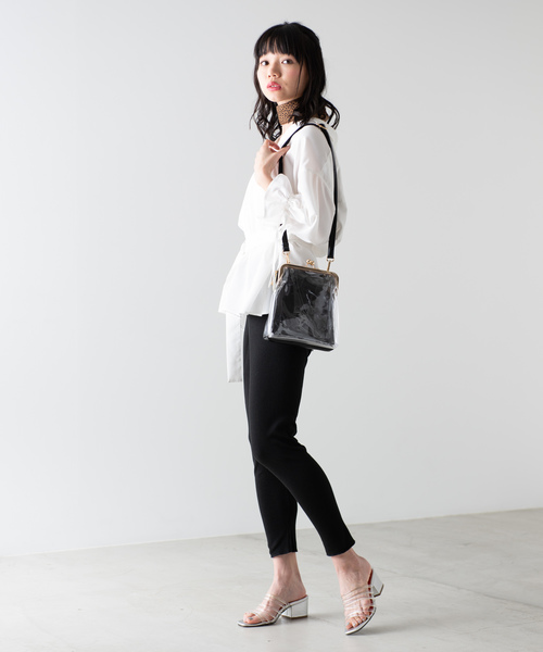 WEGO（ウィゴー）の「WEGO/リブスリットレギンス（レギンス/スパッツ・レディース・ベージュ/杢グレー/ブラック・FREE）」の14枚目の写真