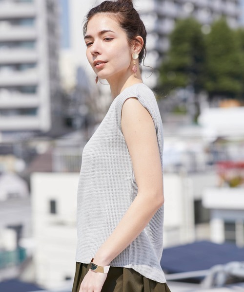 cccmalie ワッフル半袖 楽天市場】ワッフルtシャツ 半袖（トップス｜レディース