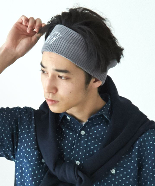 WEGO（ウィゴー）の「WEGO/ミスターヘアバンド（ヘアバンド・メンズ・ブラック/杢グレー/グリーン/ネイビー/レッド・FREE）」の3枚目の写真