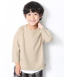 devirock | ミニ裏毛7分袖Tシャツ(Tシャツ/カットソー)