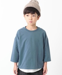 devirock | ミニ裏毛7分袖Tシャツ(Tシャツ/カットソー)