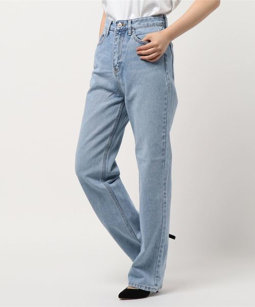 fifth（フィフス）の「【Korea Select】 ハイウエストストレートデニムパンツ/Opera（デニムパンツ・レディース・ブルー・SMALL/MEDIUM/LARGE）」の12枚目の写真