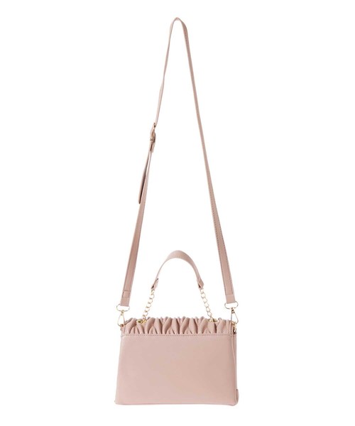 fifth（フィフス）の「デザインフラップショルダーバッグ（ショルダーバッグ・レディース・ホワイト/モカ/スモークピンク・FREE）」の12枚目の写真