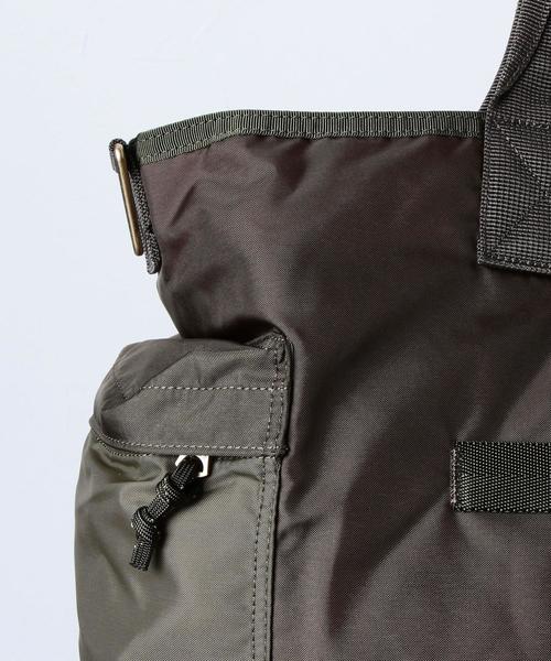PORTER（ポーター）の「＜PORTER（ポーター）＞ FORCE 2WAY TOTE（ショルダーバッグ・メンズ・ブラック/オリーブ・FREE）」の8枚目の写真