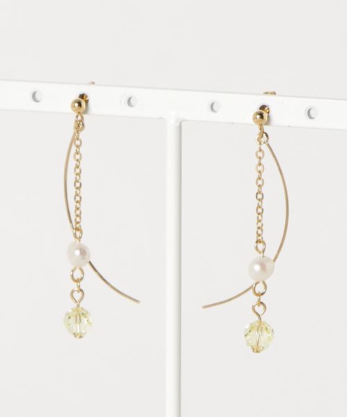 tone(トーン)の「【PetitBonheur*accessories】コロコロスワロミニ(ピアス(両耳用)・レディース・パープル/ブルー/イエロー/ピンク・FREE)」の3枚目の写真