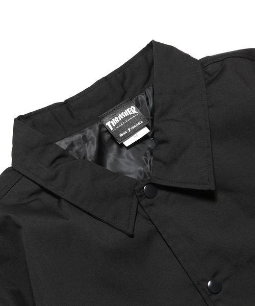 THRASHER(スラッシャー)の「THRASHER/スラッシャー MAGロゴ COATH JACKET コーチジャケット(ナイロンジャケット・メンズ・ブラック・L/XL/M)」の8枚目の写真