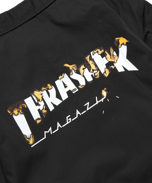 THRASHER(スラッシャー)の「THRASHER/スラッシャー MAGロゴ COATH JACKET コーチジャケット(ナイロンジャケット・メンズ・ブラック・L/XL/M)」の12枚目の写真