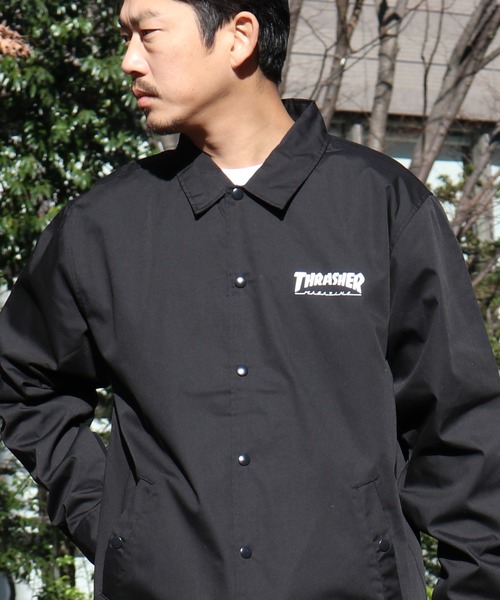 THRASHER(スラッシャー)の「THRASHER/スラッシャー MAGロゴ COATH JACKET コーチジャケット(ナイロンジャケット・メンズ・ブラック・L/XL/M)」の20枚目の写真