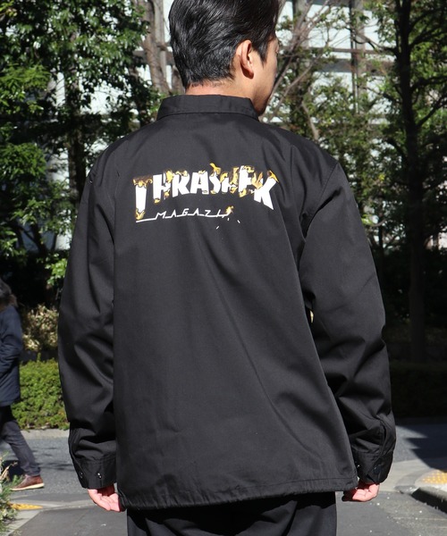 THRASHER(スラッシャー)の「THRASHER/スラッシャー MAGロゴ COATH JACKET コーチジャケット(ナイロンジャケット・メンズ・ブラック・L/XL/M)」の11枚目の写真