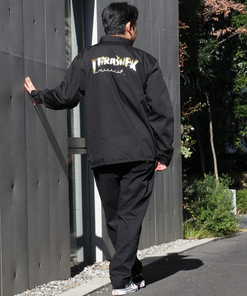 THRASHER(スラッシャー)の「THRASHER/スラッシャー MAGロゴ COATH JACKET コーチジャケット(ナイロンジャケット・メンズ・ブラック・L/XL/M)」の10枚目の写真