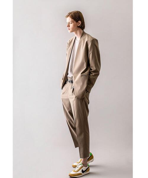 MONKEY TIME(モンキータイム)の「<monkey time> PE/TRO LAPEL LESS JACKET/ラペルレスジャケット(テーラードジャケット・メンズ・コバルトブルー/ブラック/ベージュ・S/M/XL/L)」の13枚目の写真