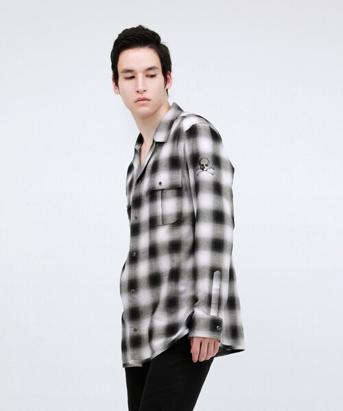 セール Safari5月号掲載 Loveless ラブレス のファッション Safari5月号掲載 アームスカル Loveless ラブレス のシャツ ブラウス オンブレーチェックシャツ 61m をセール価格で購入できます Loveless オンブレーチェックシャツ シャツ