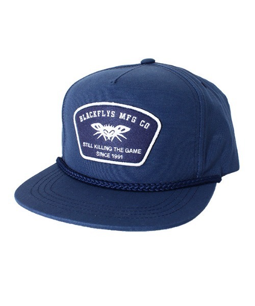 BLACK FLYS(ブラックフライズ)の「【BLACK FLYS】KILLING THE GAME GOLF CAP(キャップ)」|ネイビー
