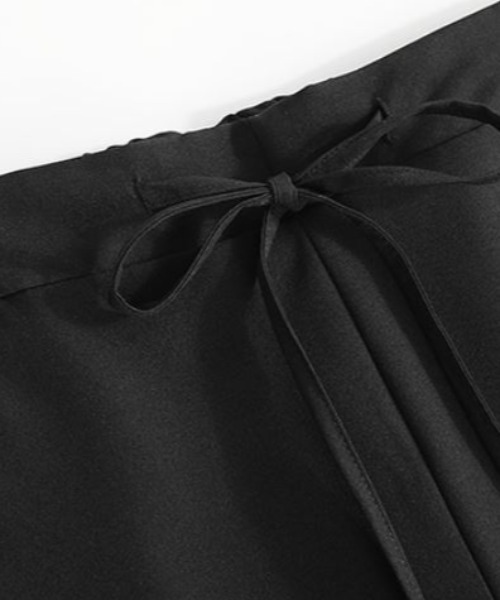 ABITOKYO(アビトーキョー)の「フレンチスリーブフリルセットアップ(セットアップ・レディース・ブラック/ブルー/ライトピンク・S/M/L)」の5枚目の写真