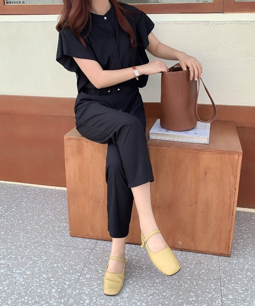 ABITOKYO(アビトーキョー)の「フレンチスリーブフリルセットアップ(セットアップ・レディース・ブラック/ブルー/ライトピンク・S/M/L)」の22枚目の写真