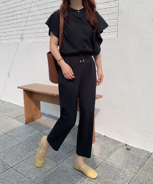 ABITOKYO(アビトーキョー)の「フレンチスリーブフリルセットアップ(セットアップ・レディース・ブラック/ブルー/ライトピンク・S/M/L)」の18枚目の写真