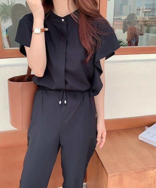 ABITOKYO(アビトーキョー)の「フレンチスリーブフリルセットアップ(セットアップ・レディース・ブラック/ブルー/ライトピンク・S/M/L)」の17枚目の写真