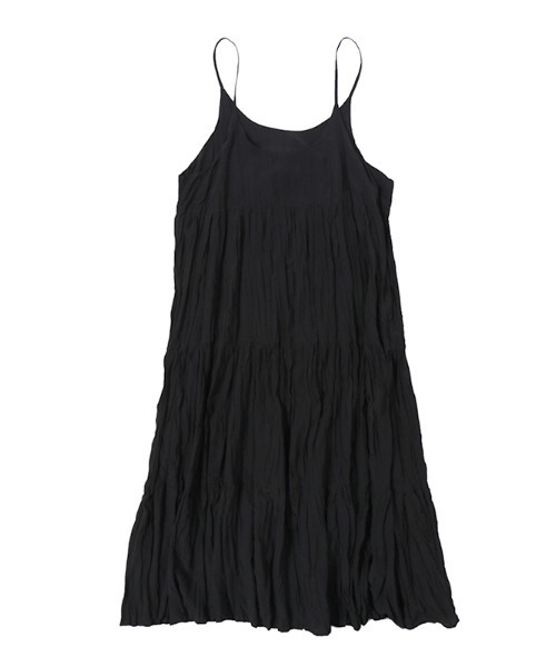 ACYM（アシーム）の「Crinkle cami ワンピース（ワンピース・レディース・ホワイト/ブラック・FREE）」の12枚目の写真