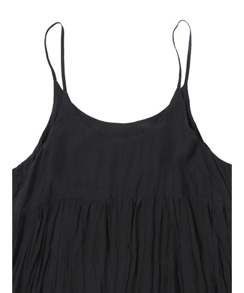 ACYM（アシーム）の「Crinkle cami ワンピース（ワンピース・レディース・ホワイト/ブラック・FREE）」の7枚目の写真