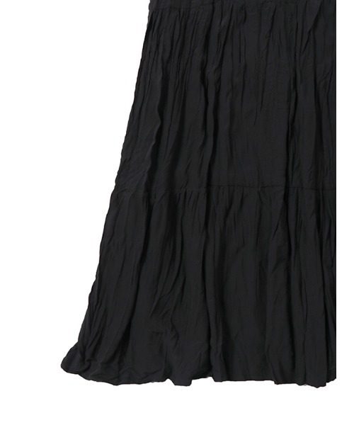 ACYM（アシーム）の「Crinkle cami ワンピース（ワンピース・レディース・ホワイト/ブラック・FREE）」の5枚目の写真