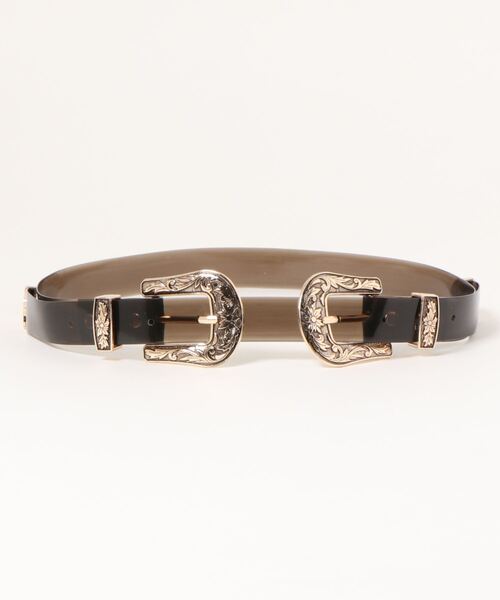 Burner(バーナー)の「【OKUOKU 0909】ダブルバックルベルト(ベルト・レディース・ホワイト/ブラック/ダークブラウン/ベージュ/パープル/グレー/レッド/ブラック系その他/ブラック系その他2/ブルー/イエロー/オレンジ/クリア/ピンク/ダークグレー/その他33/ブラウン/その他31/オリーブ/その他32/ネイビー/ライトグリーン/B/A/ライトブラウン/C/グレー系その他/カーキ/シルバー/グレー系その他2/グレー系その他3/グレー系その他4/ブラウン系その他2/ブラウン系その他3/ベージュ系その他2/ワイン/ブラック系その他3/ローズ/レオパード/ブルーグリーン/ブラウン系その他/ベージュ系その他/グリーン系その他/ダークブルー/ブルー系その他/キャメル/その他/ブラック系その他4/その他1/その他8/その他7・FREE)」の6枚目の写真