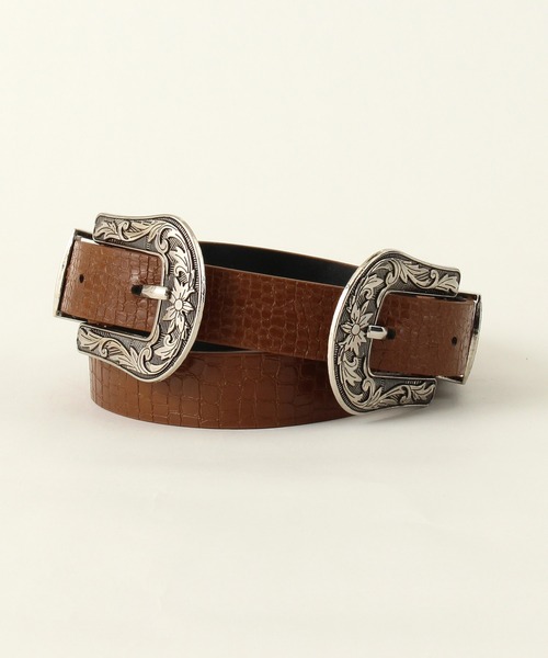 Burner(バーナー)の「【OKUOKU 0909】ダブルバックルベルト(ベルト・レディース・ホワイト/ブラック/ダークブラウン/ベージュ/パープル/グレー/レッド/ブラック系その他/ブラック系その他2/ブルー/イエロー/オレンジ/クリア/ピンク/ダークグレー/その他33/ブラウン/その他31/オリーブ/その他32/ネイビー/ライトグリーン/B/A/ライトブラウン/C/グレー系その他/カーキ/シルバー/グレー系その他2/グレー系その他3/グレー系その他4/ブラウン系その他2/ブラウン系その他3/ベージュ系その他2/ワイン/ブラック系その他3/ローズ/レオパード/ブルーグリーン/ブラウン系その他/ベージュ系その他/グリーン系その他/ダークブルー/ブルー系その他/キャメル/その他/ブラック系その他4/その他1/その他8/その他7・FREE)」の16枚目の写真