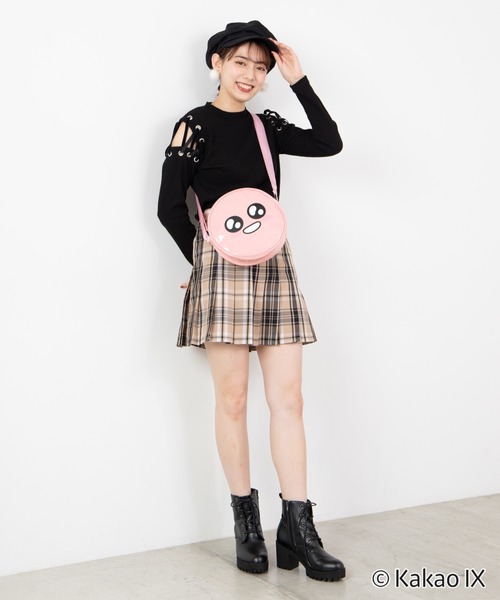 WEGO(ウィゴー)の「∴WEGO/【KAKAO FRIENDS】サークルエナメルショルダーバッグ(ショルダーバッグ・レディース・オレンジ系その他/ライトピンク・FREE)」の16枚目の写真