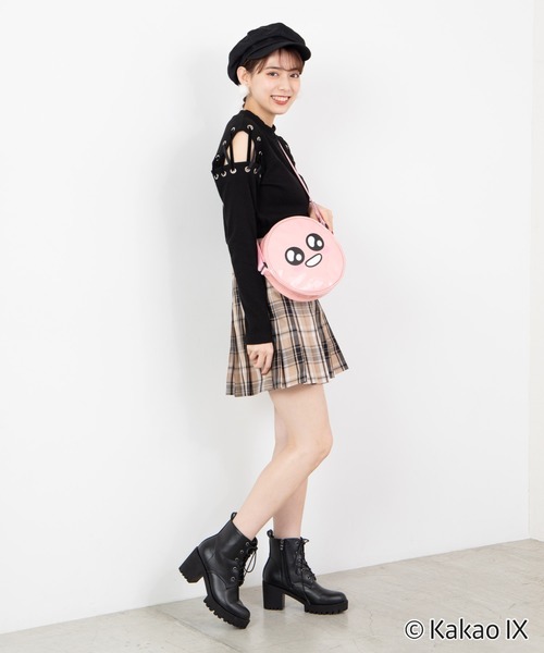 WEGO(ウィゴー)の「∴WEGO/【KAKAO FRIENDS】サークルエナメルショルダーバッグ(ショルダーバッグ・レディース・オレンジ系その他/ライトピンク・FREE)」の14枚目の写真