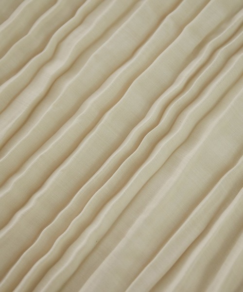 ADAM ET ROPE'（アダムエロペ）の「【WEB限定】ワッシャーサイドスリットシャツワンピース（ワンピース・レディース・ブラウン系その他/ベージュ/ダークラベンダー・FREE）」の19枚目の写真