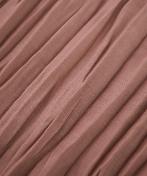 ADAM ET ROPE'（アダムエロペ）の「【WEB限定】ワッシャーサイドスリットシャツワンピース（ワンピース・レディース・ブラウン系その他/ベージュ/ダークラベンダー・FREE）」の22枚目の写真