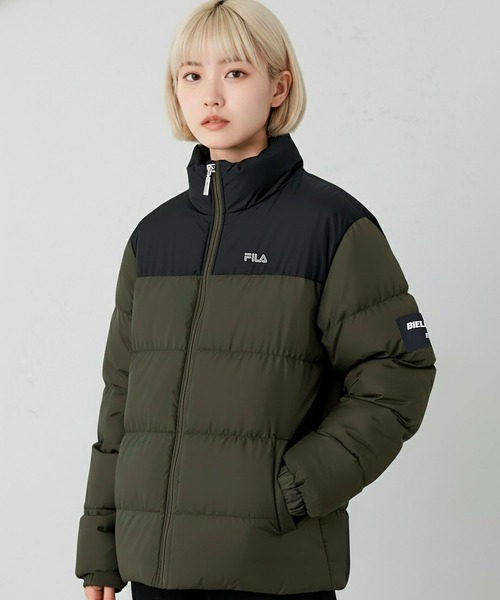 セール】【FILA/フィラ】ワンポイント刺繍 軽量 中綿 スタンド