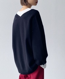 PAGEBOY | 【洗濯機で洗える】Ｖネックユルプルオーバー(ニット/セーター)