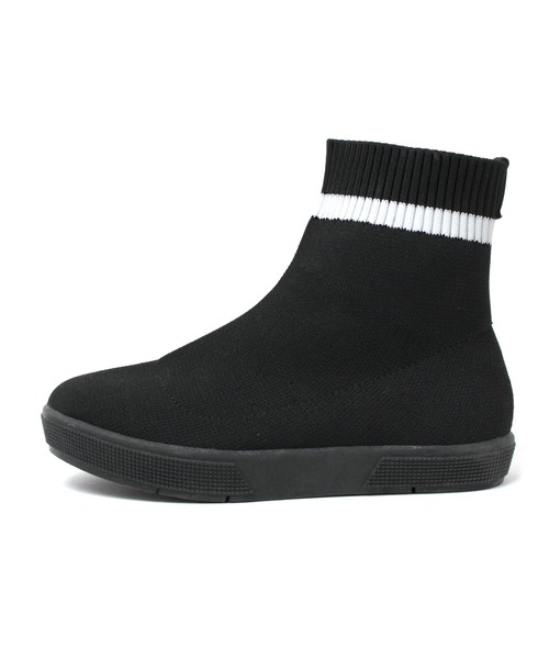 SOROTTO(ソロット)の「スニーカーソックスブーツ(ブーツ・キッズ・ブラック/ブラック系その他・22.0cm/16.0cm/17.0cm/18.0cm/19.0cm/20.0cm/21.0cm)」の13枚目の写真