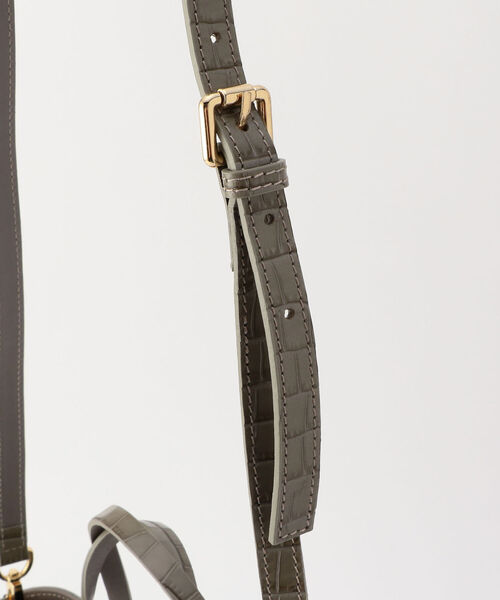 NOLLEY’S（ノーリーズ）の「【CHRISTIAN VILLA /クリスチャンヴィラ】クロコトートバッグ（トートバッグ・レディース・グレイッシュベージュ/ブラック・F）」の11枚目の写真